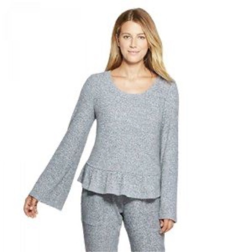 Dusty Blue Loungewear Top